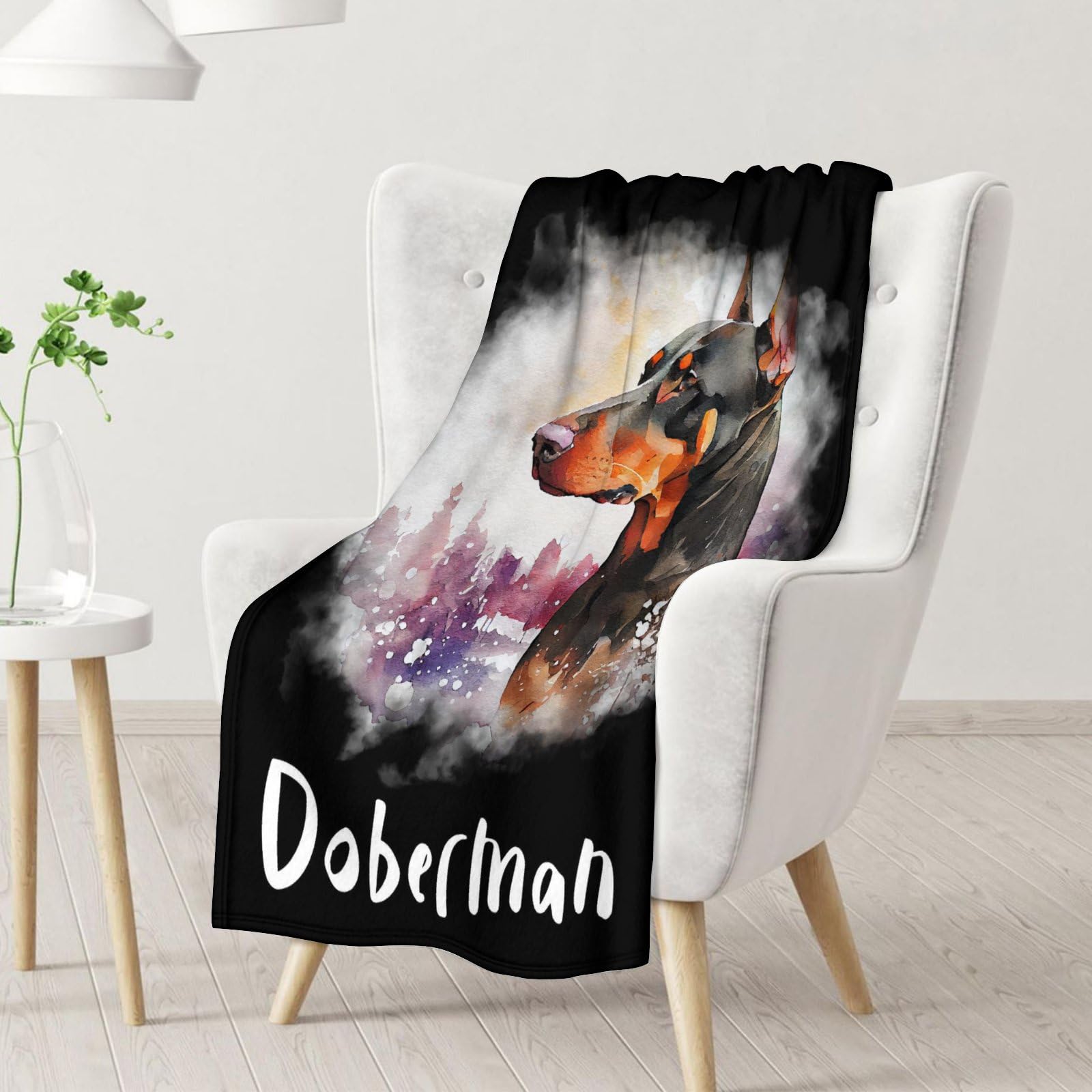 Amazon.com: Doberman Blanket - Soft, Fuzzy & Warm - 50
